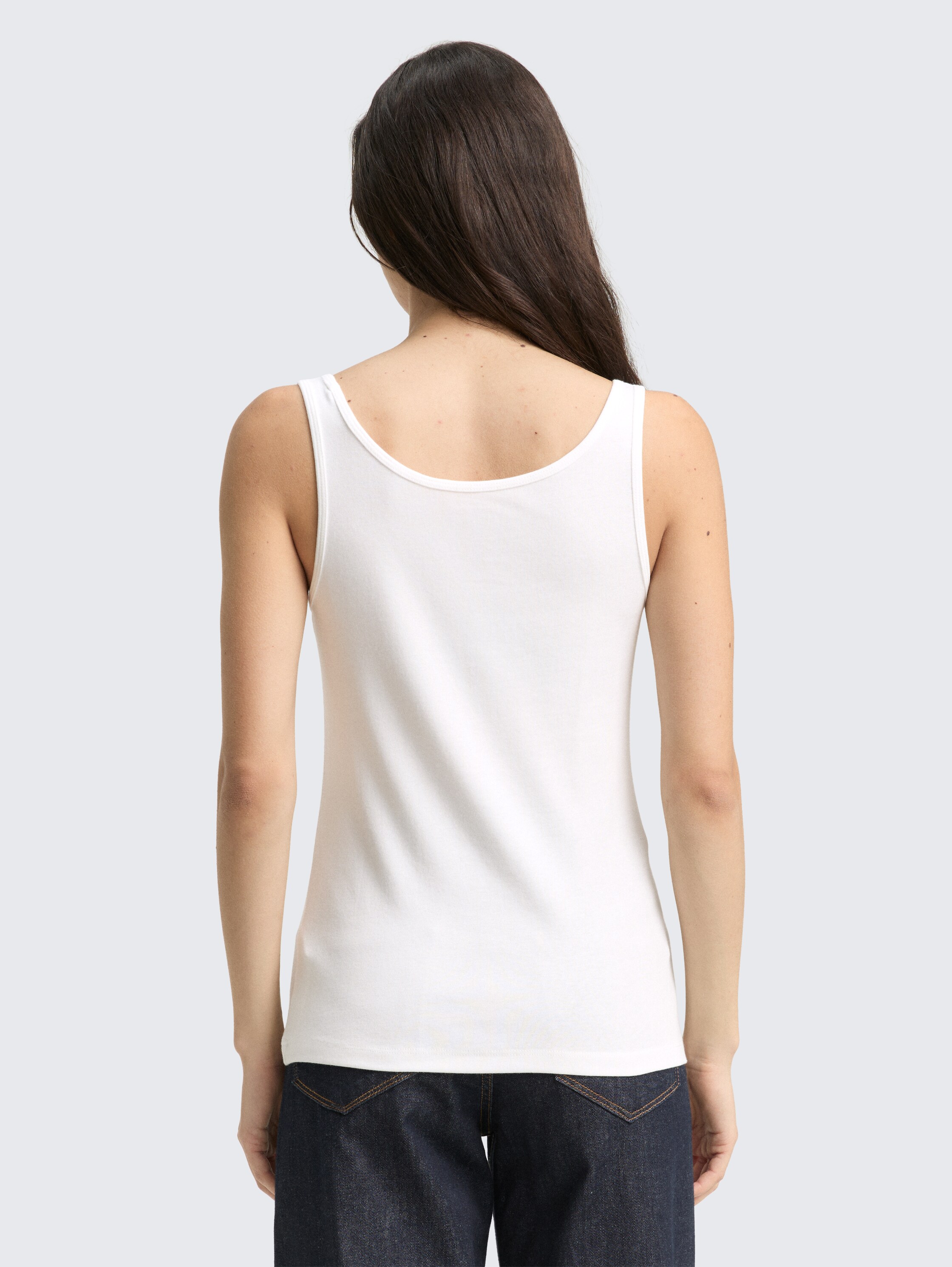 Basic slim fit top - whisper_white - 