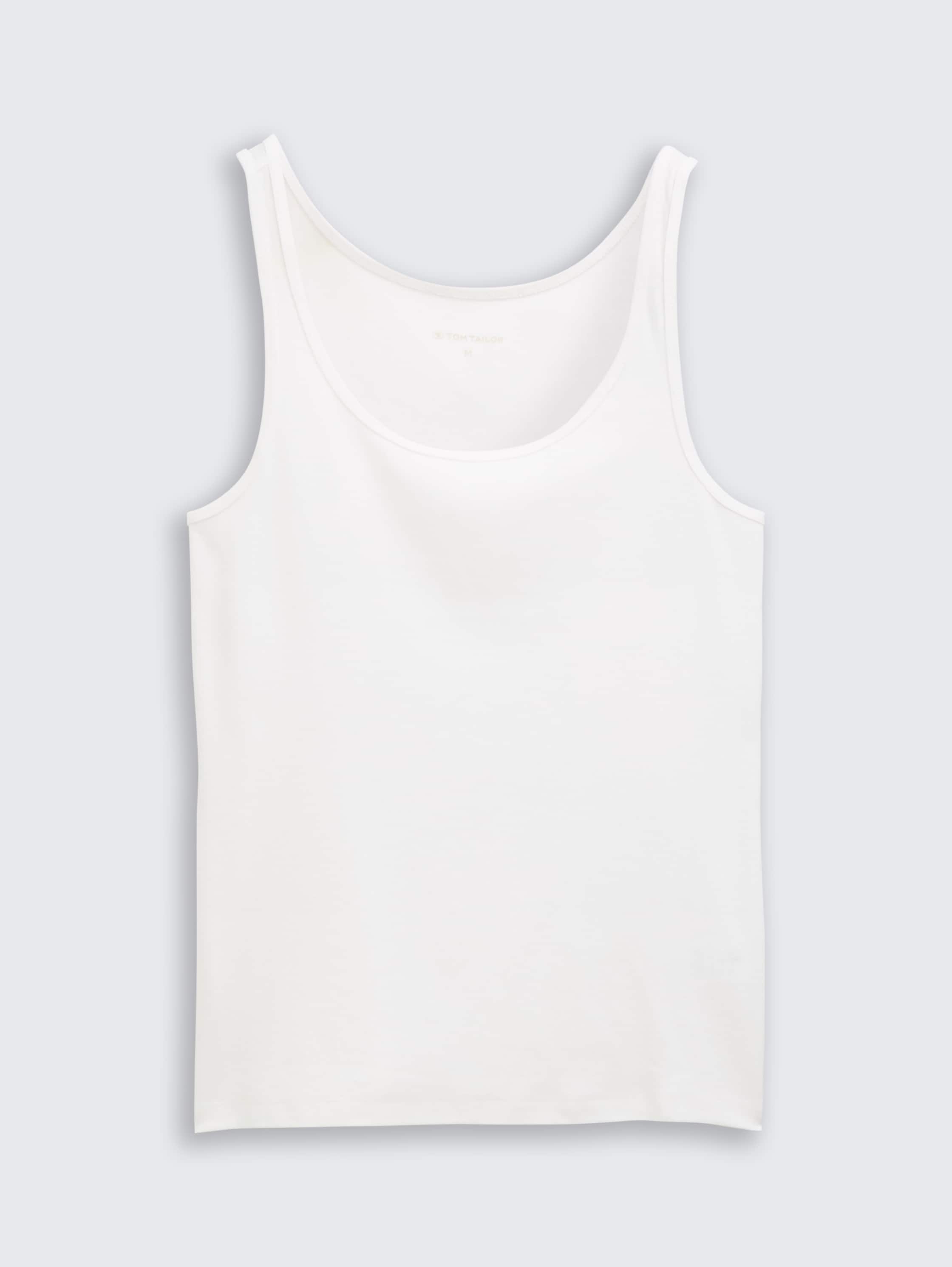 Basic slim fit top - whisper_white - 