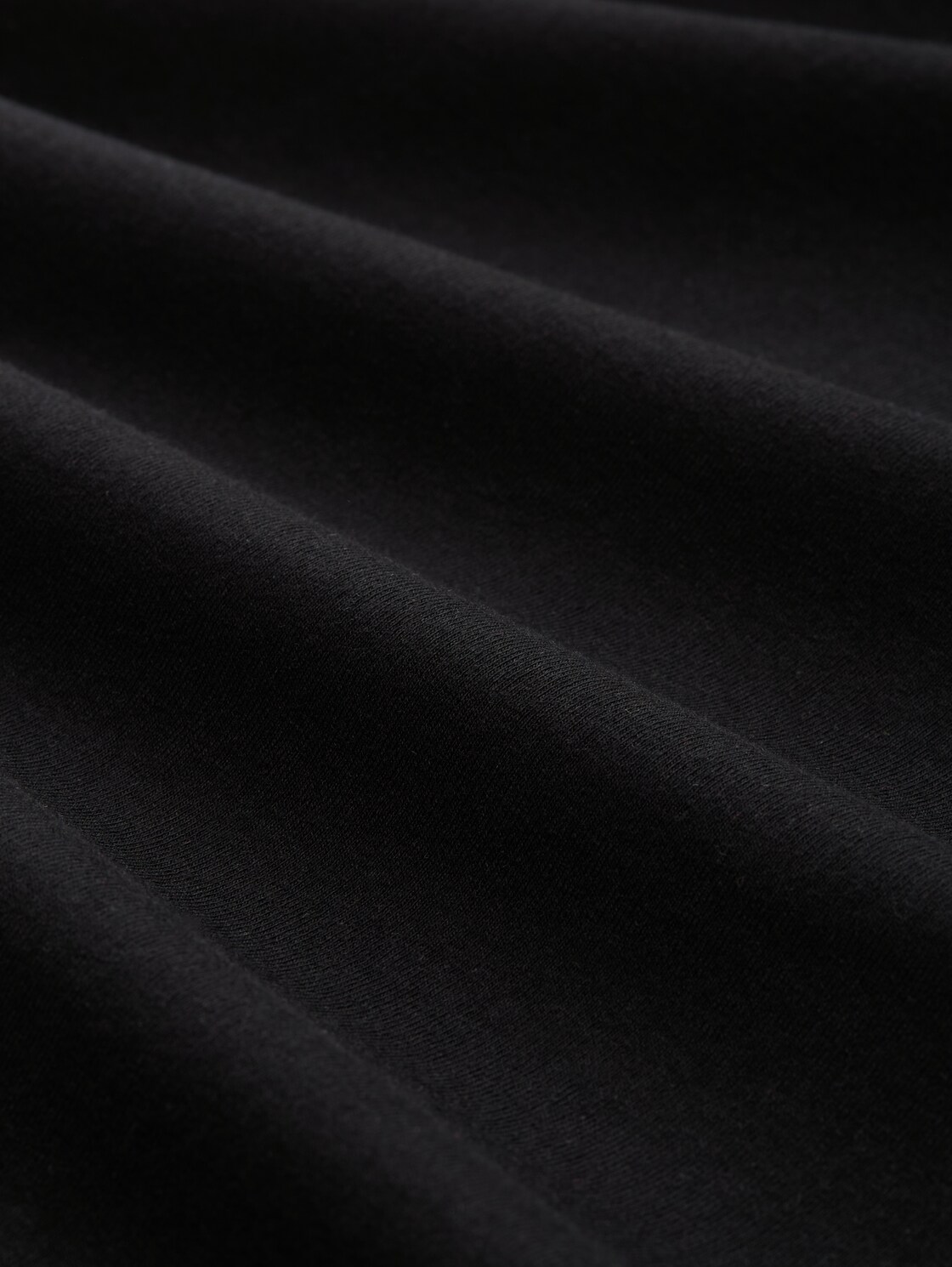 Basic Slim Fit Top - deep black - Material-Ansicht