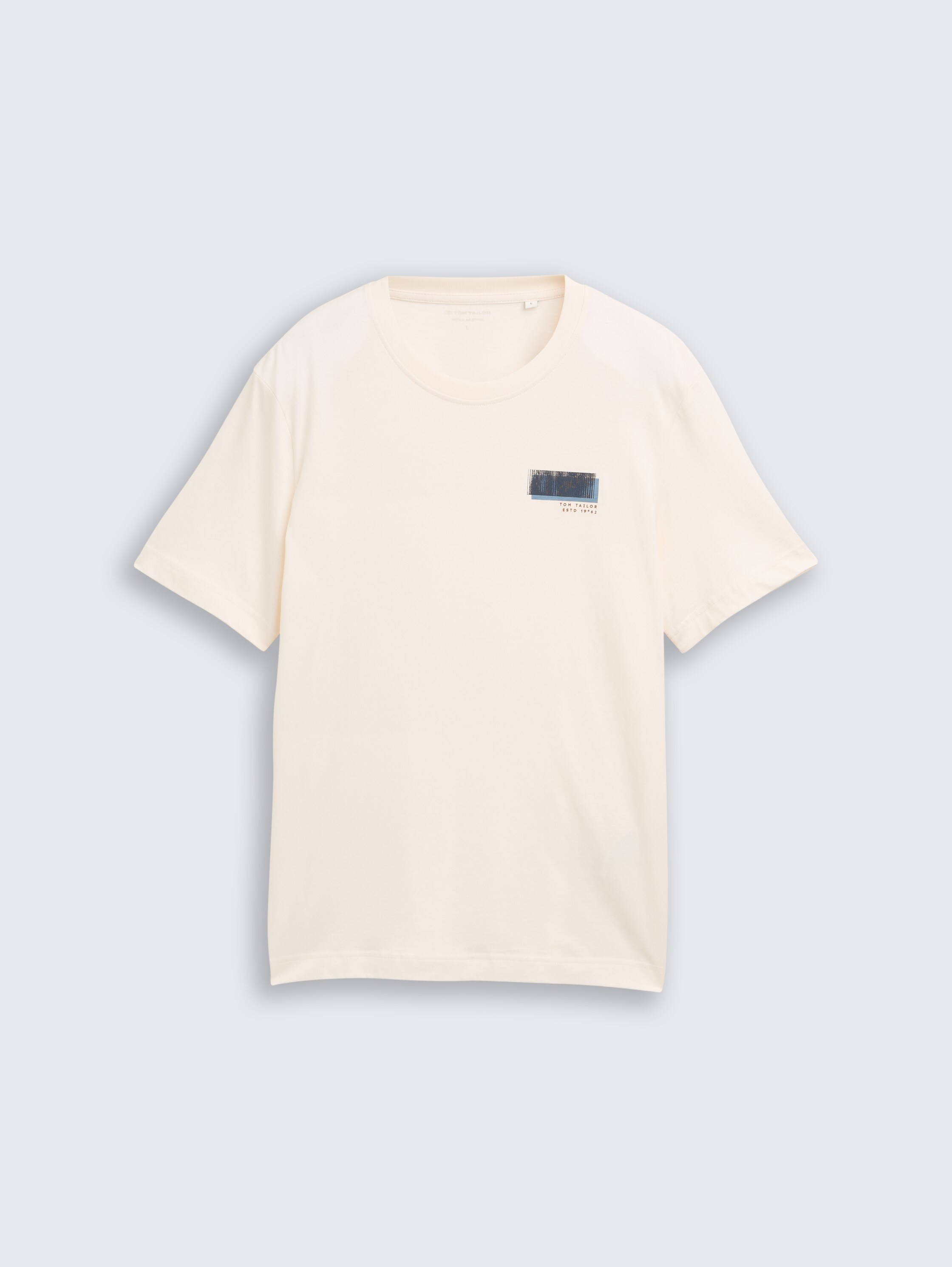 T-shirt met print - gardenia_white - 