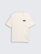 T-Shirt mit Print - Gardenia White - Vorder-Produkt-Ansicht
