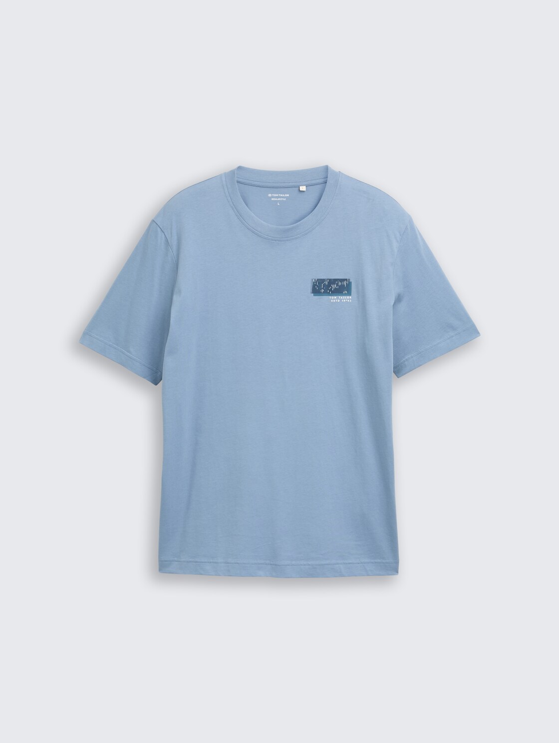 T-Shirt mit Print - faded denim blue - Vorder-Produkt-Ansicht