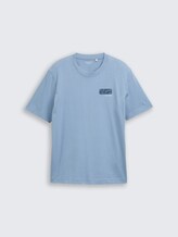 T-Shirt mit Print - faded denim blue - Vorder-Produkt-Ansicht