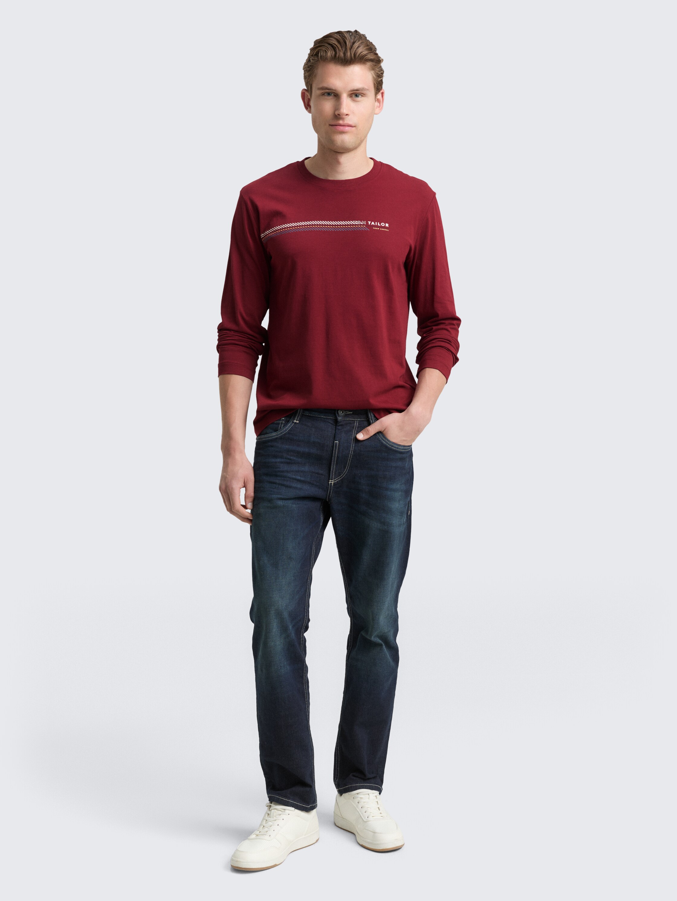 Shirt met lange mouwen en print - cabarnet_bordeaux_red - 