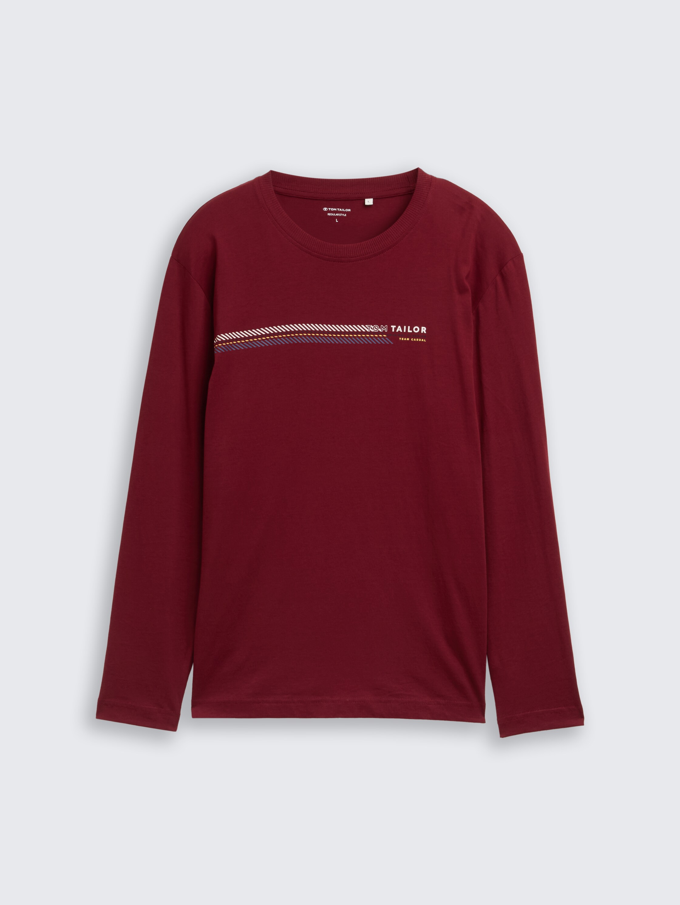 Shirt met lange mouwen en print - cabarnet_bordeaux_red - 