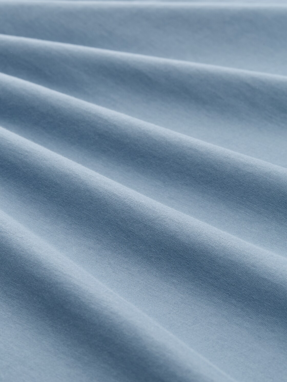 T-Shirt mit Foto-Print - faded denim blue - Material-Ansicht