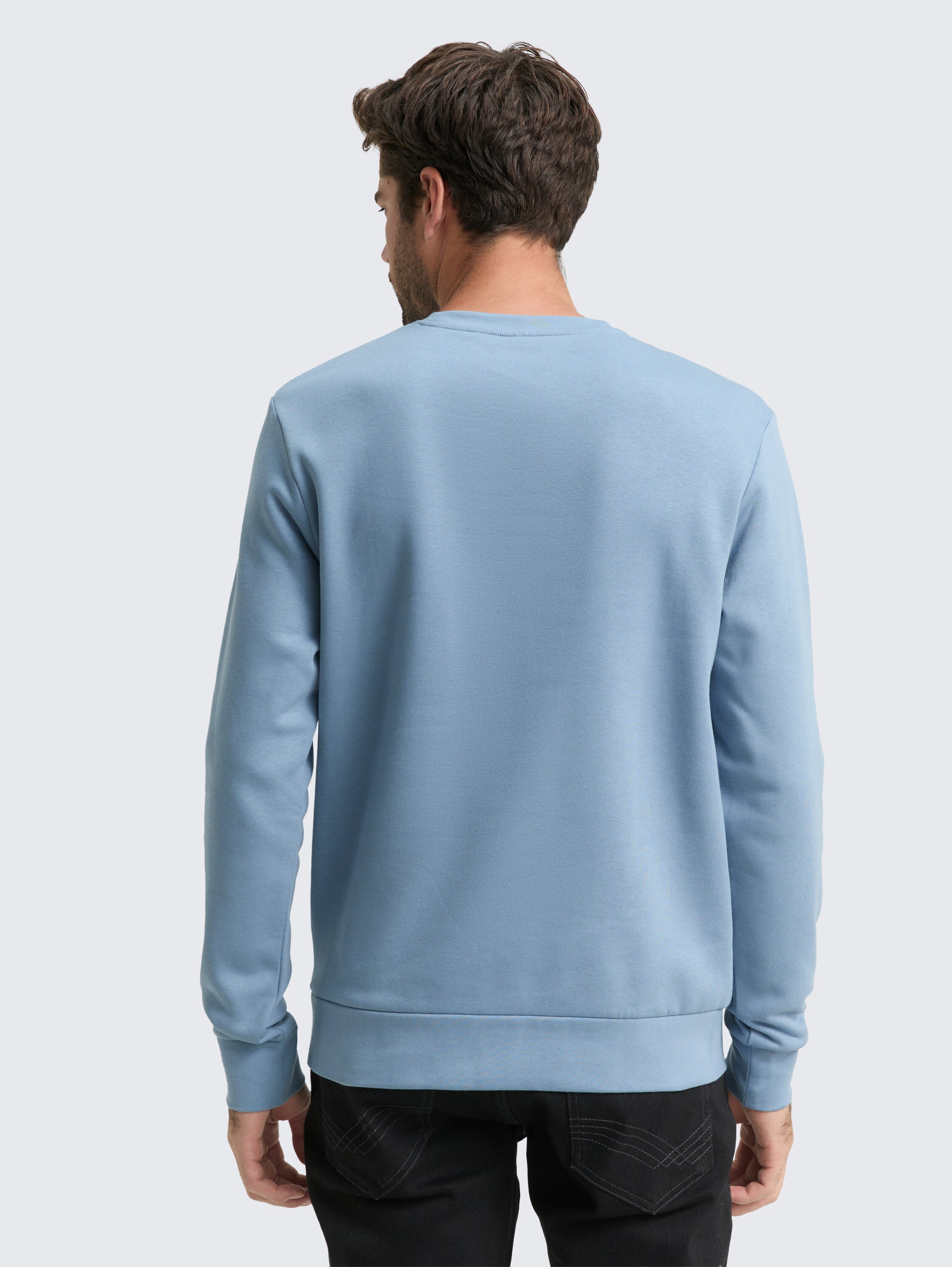 Sweatshirt met logoprint - faded_denim_blue - 