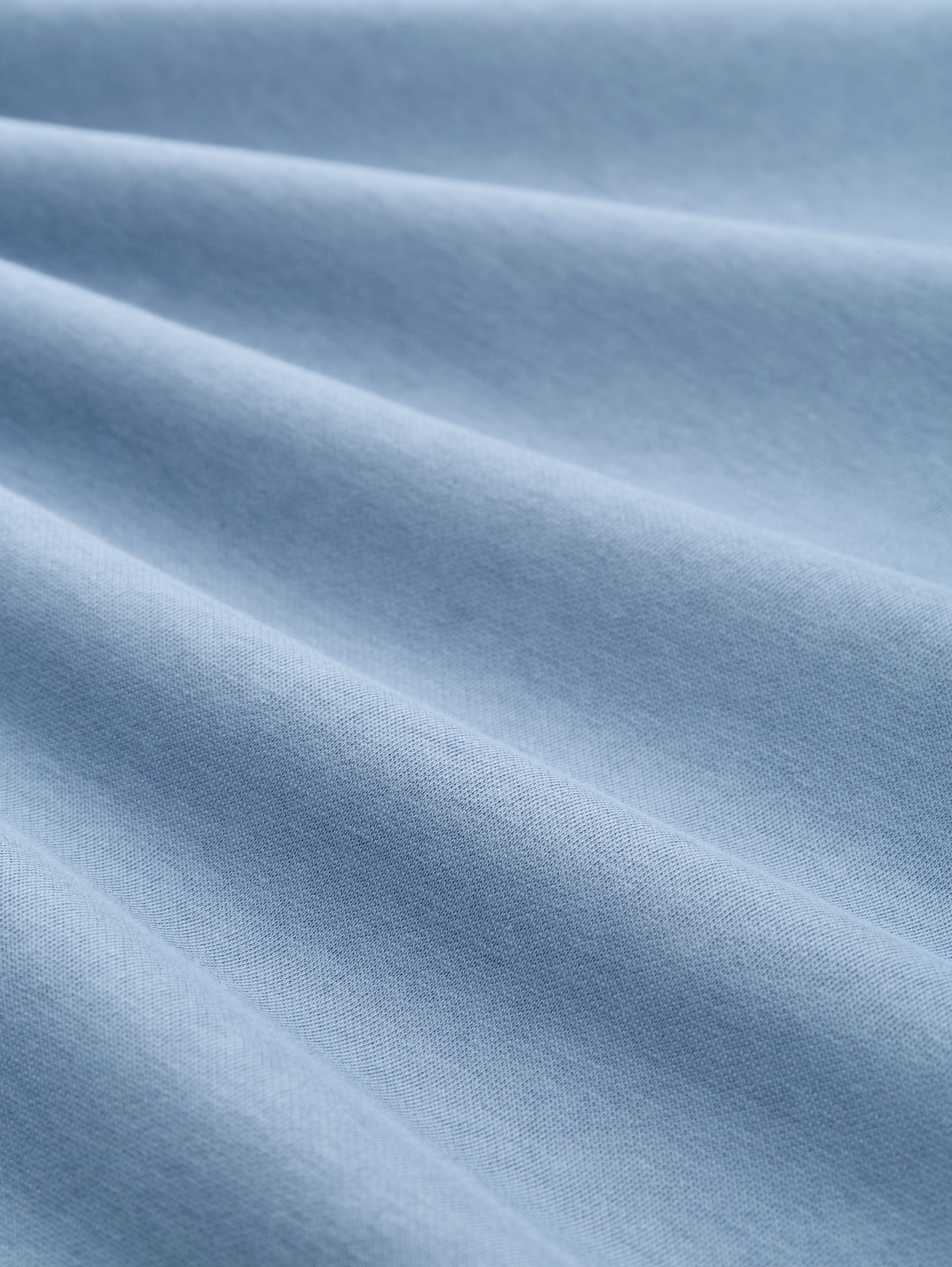 Sweatshirt mit Logo-Print - faded denim blue - Material-Ansicht