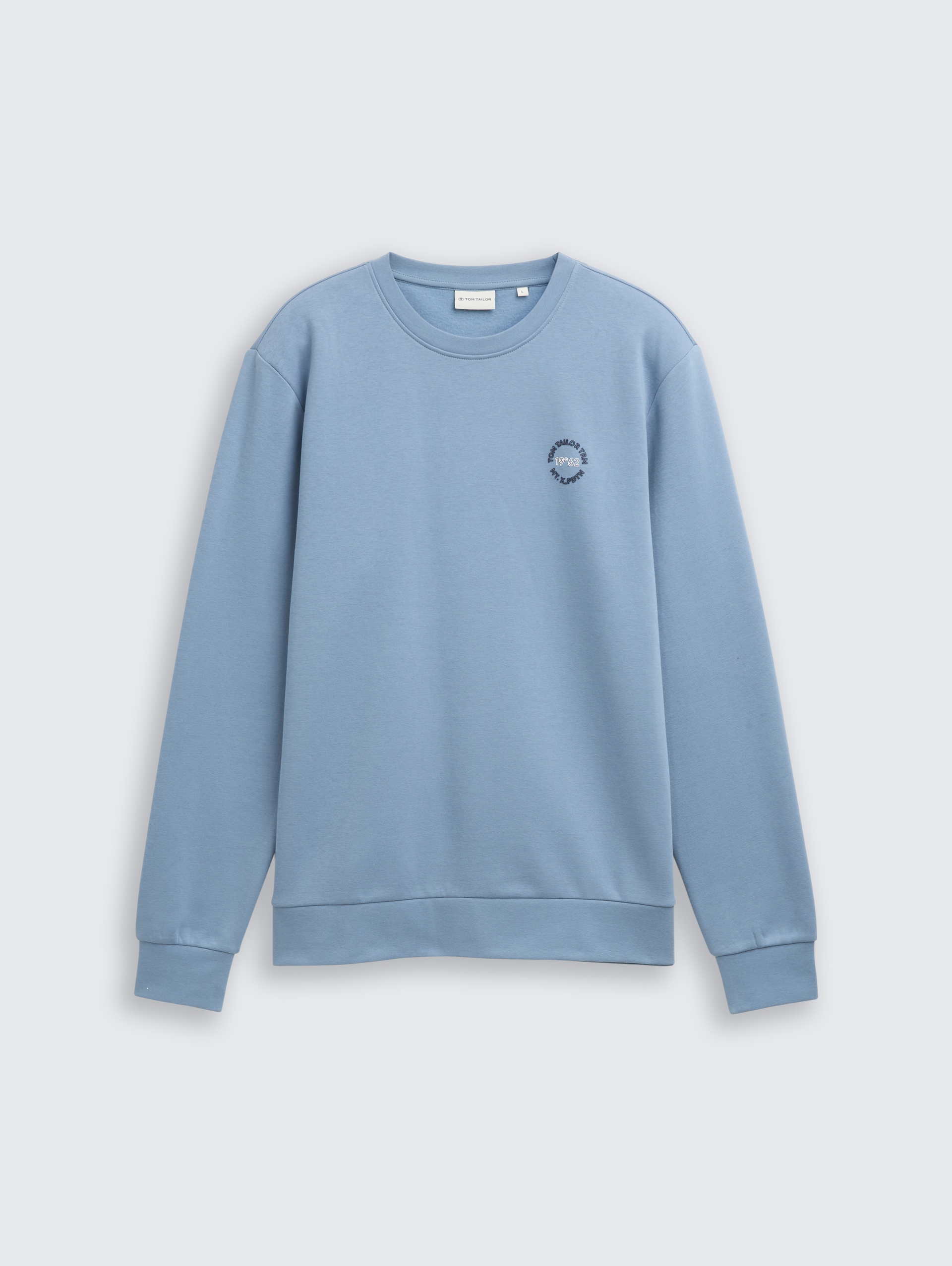 Sweatshirt mit Logo-Print - faded denim blue - Vorder-Produkt-Ansicht