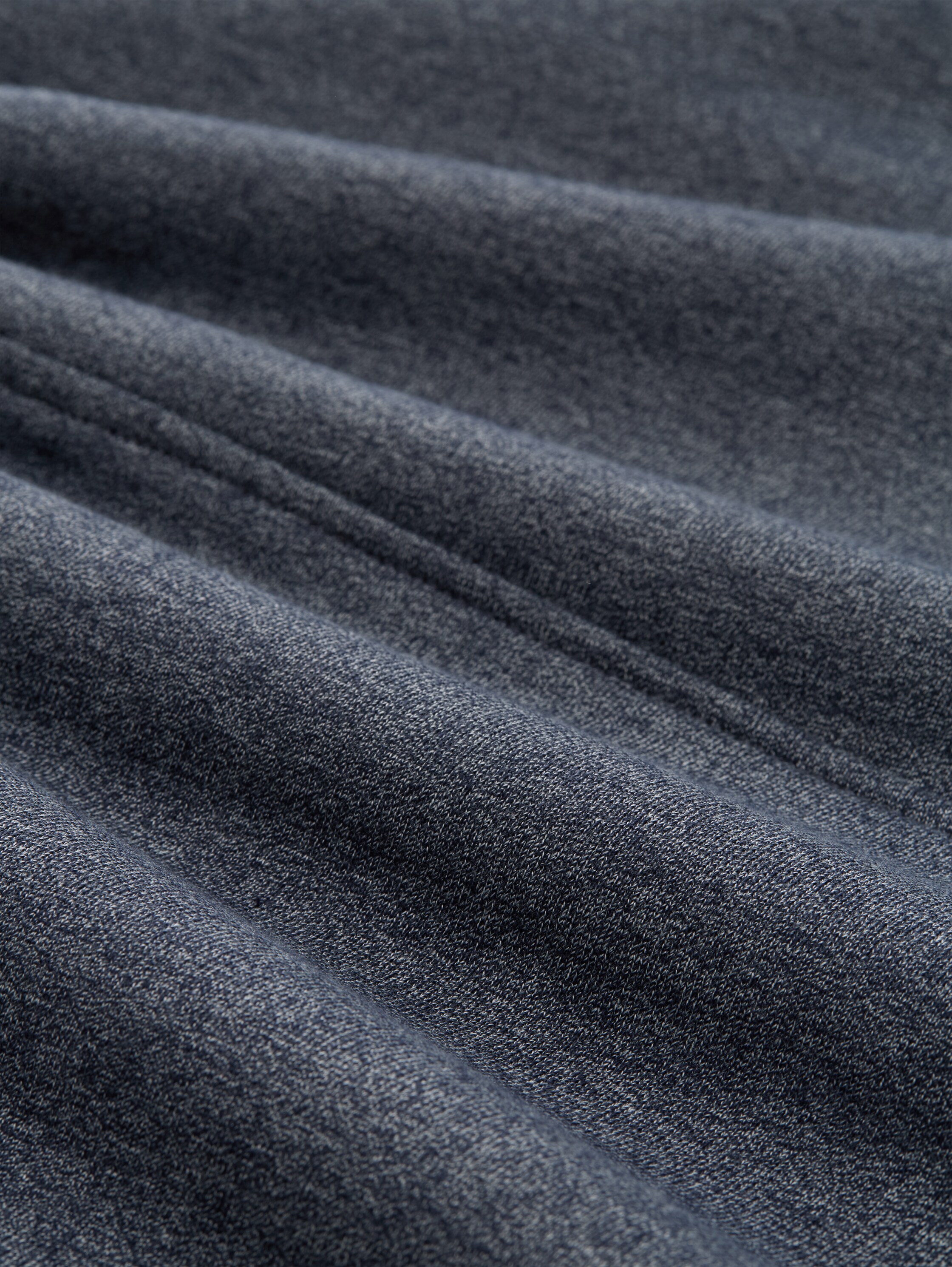 Hoodie sweatshirt met logo-badge - navy_grindle_structure - 