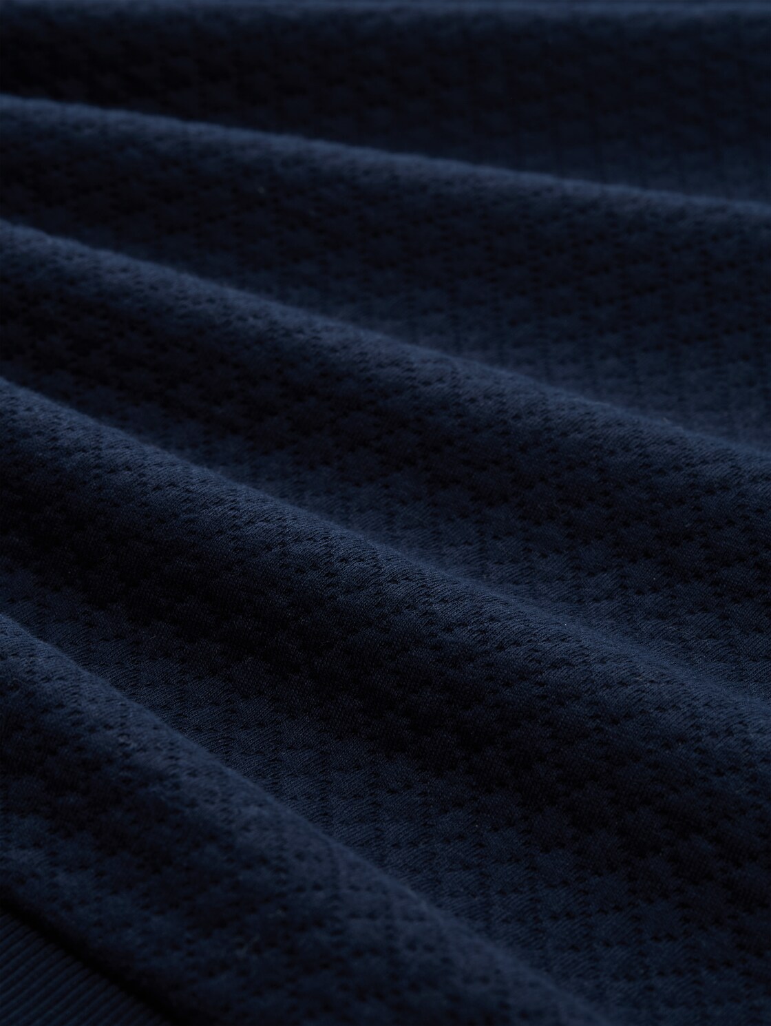 Troyer Sweatshirt mit Ärmeltasche - sky captain blue - Material-Ansicht