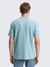 T-shirt à texture gaufrée - tourmaline - Découpe Vue arrière du modèle