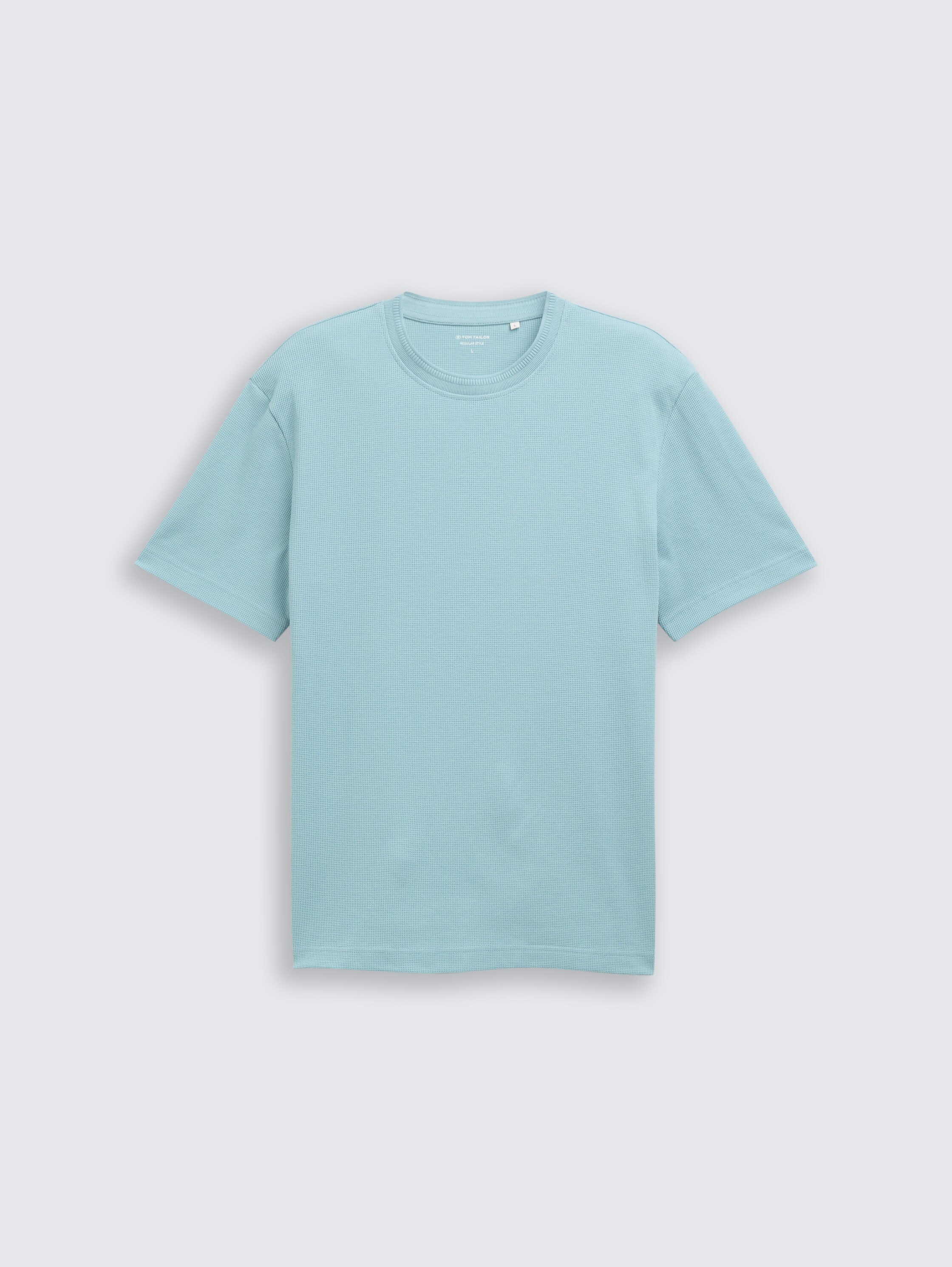 T-shirt à texture gaufrée - tourmaline - Vue de face du produit