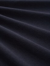 Langarm Poloshirt mit Waffelstruktur - sky captain blue