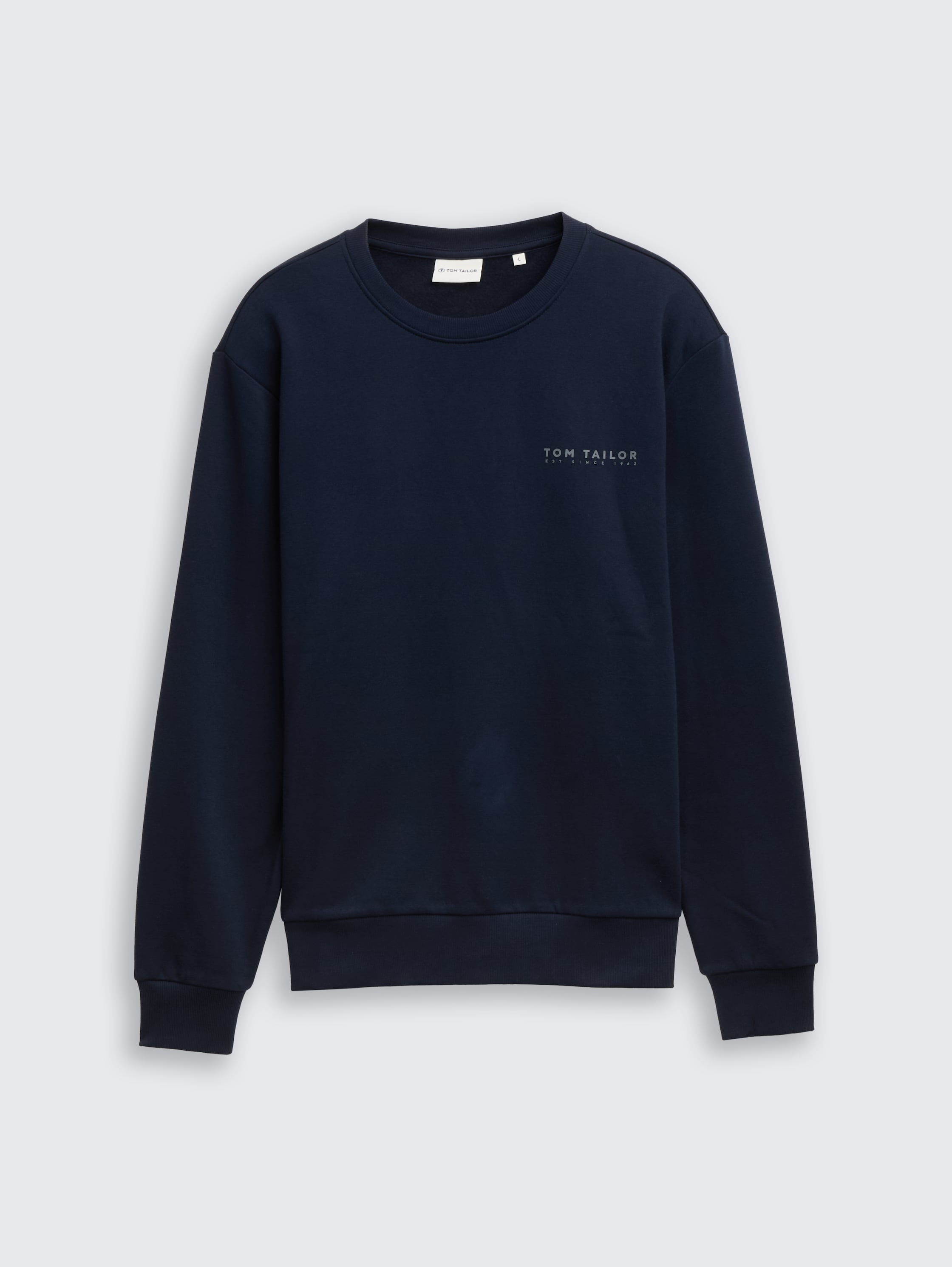 Sweatshirt mit Rundhalsausschnitt - sky_captain_blue_1 - 