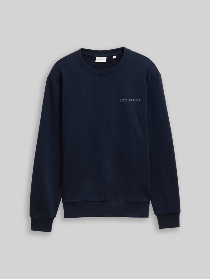 Sweatshirt mit Logo-Print von Men, sky captain blue