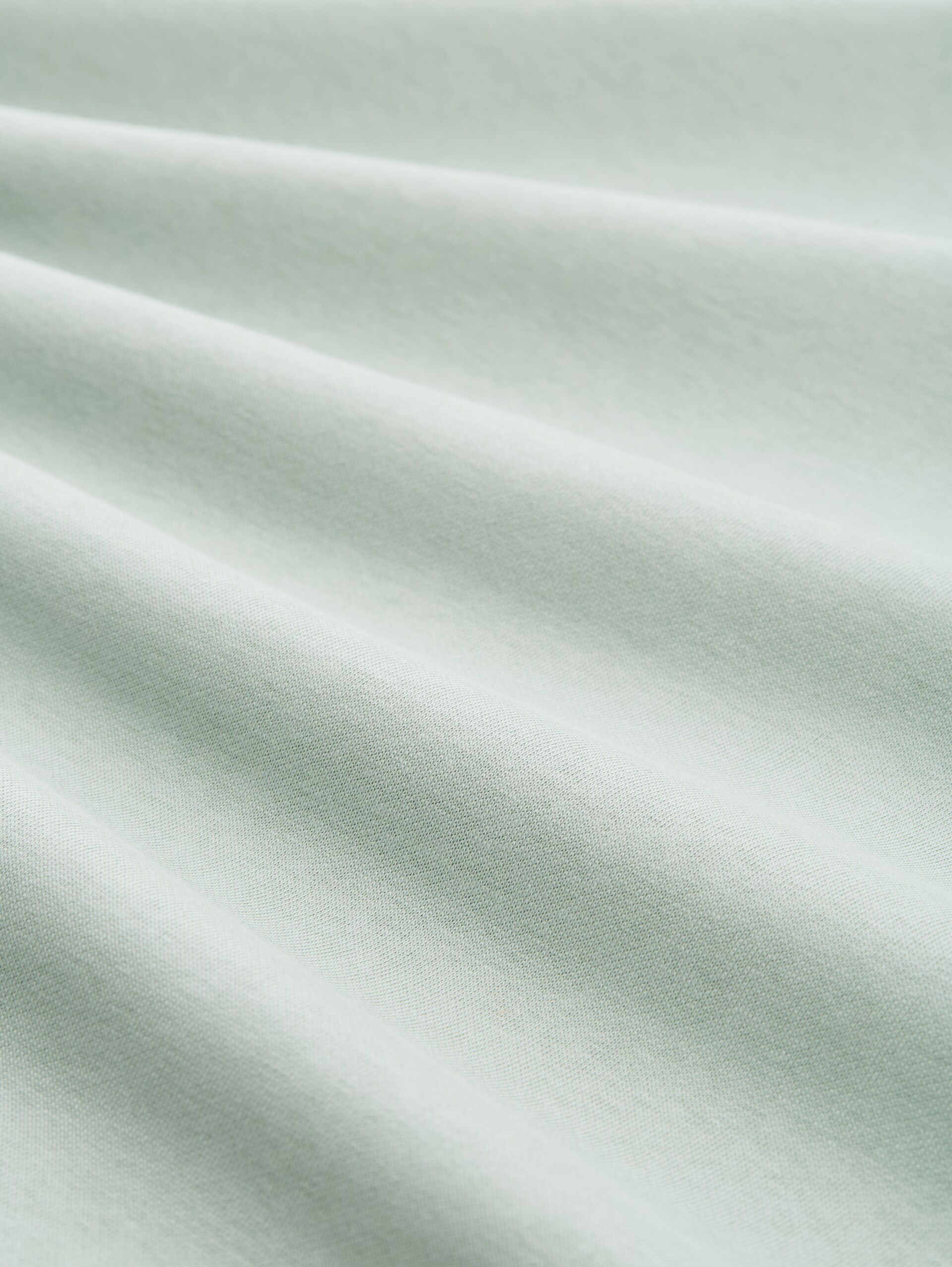 Sweatshirt with round neck - soft greyish green - Material view