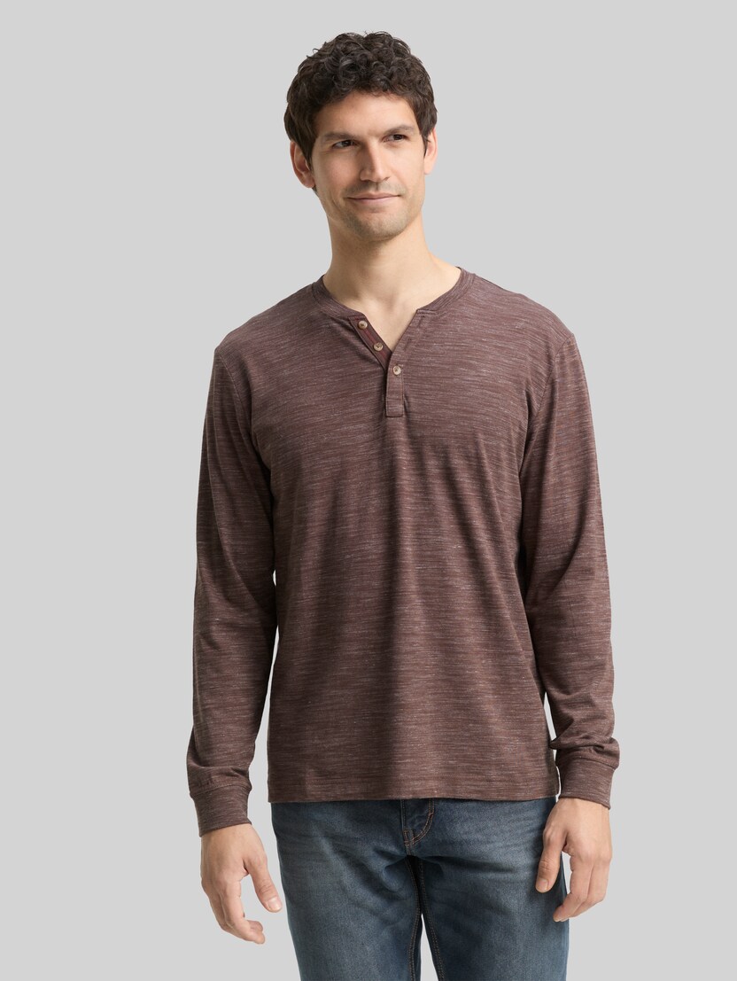 Serafino Langarmshirt von Men, bag brown inejcted