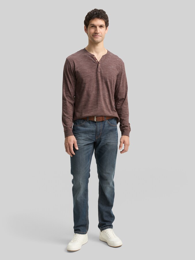 Serafino Langarmshirt von Men, bag brown inejcted