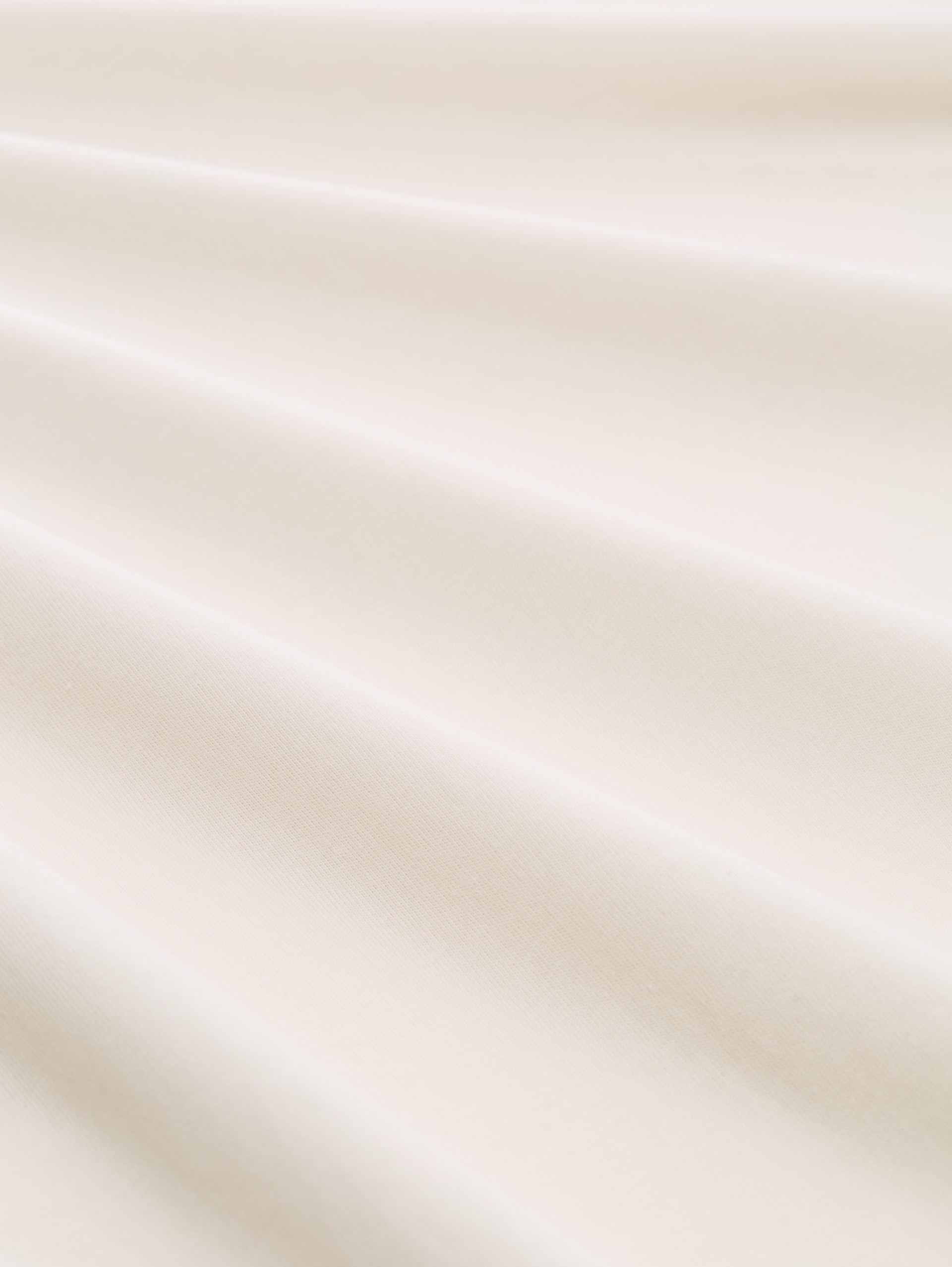Langarmshirt aus Baumwolle - Gardenia White - Material-Ansicht