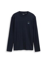 Non sélectionné, T-shirt à manches longues en coton par , bleu