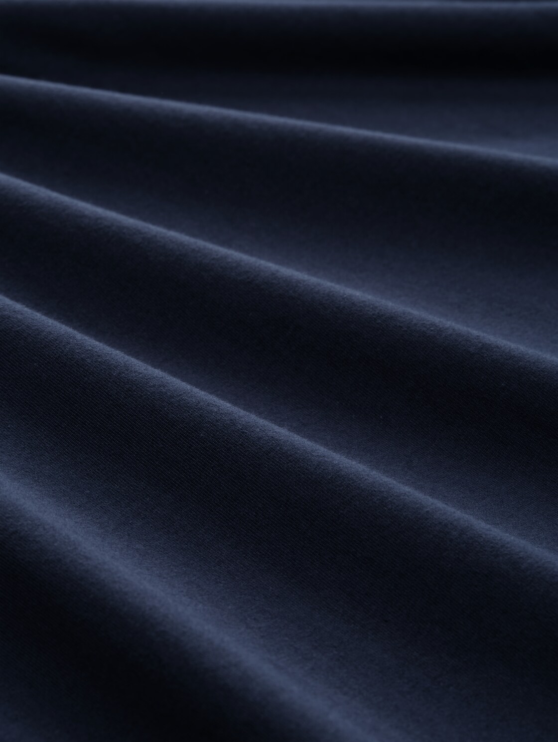 Langarmshirt aus Baumwolle - sky captain blue - Material-Ansicht