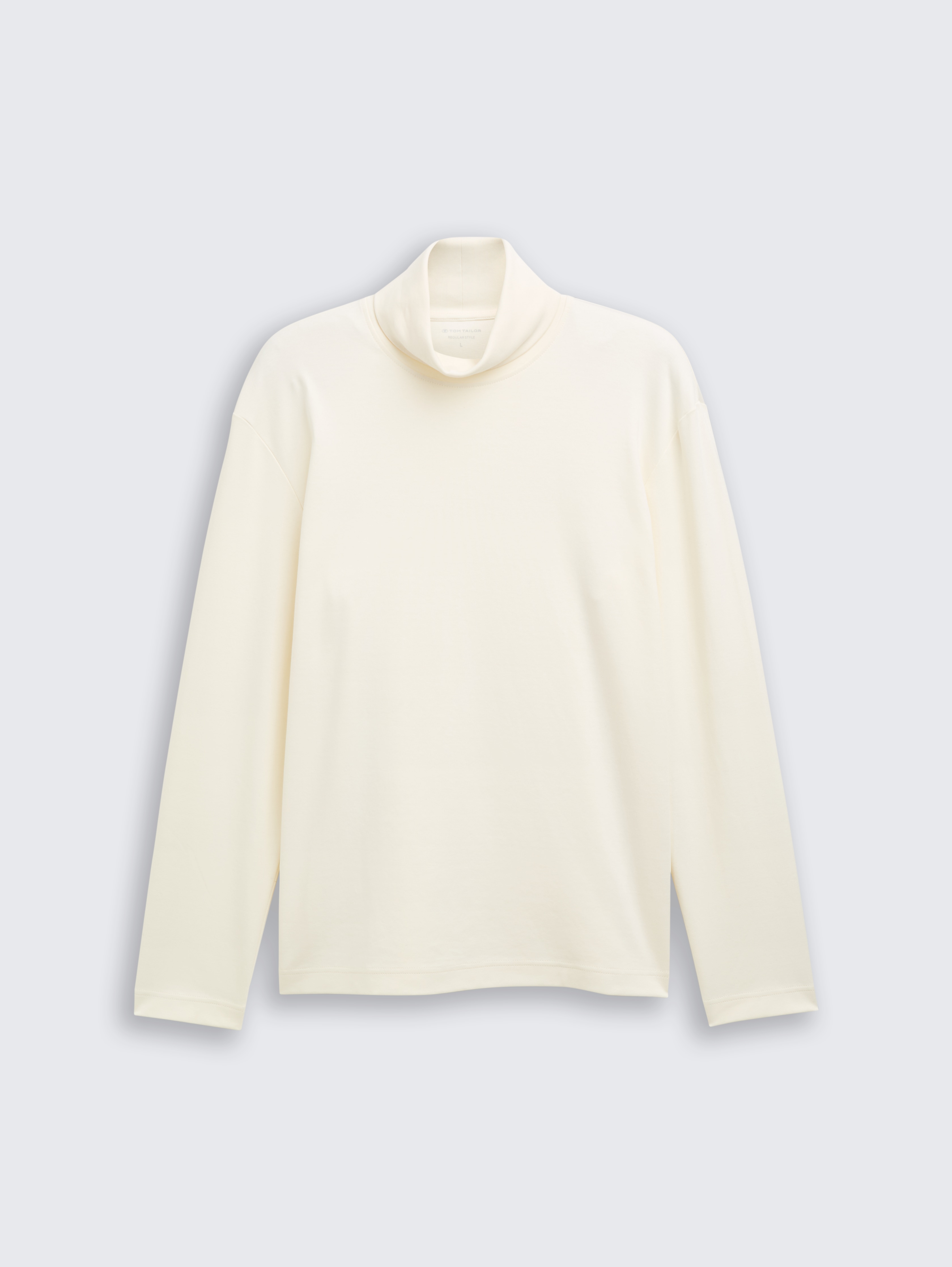 Basic Rollkragenshirt von Men, Gardenia White