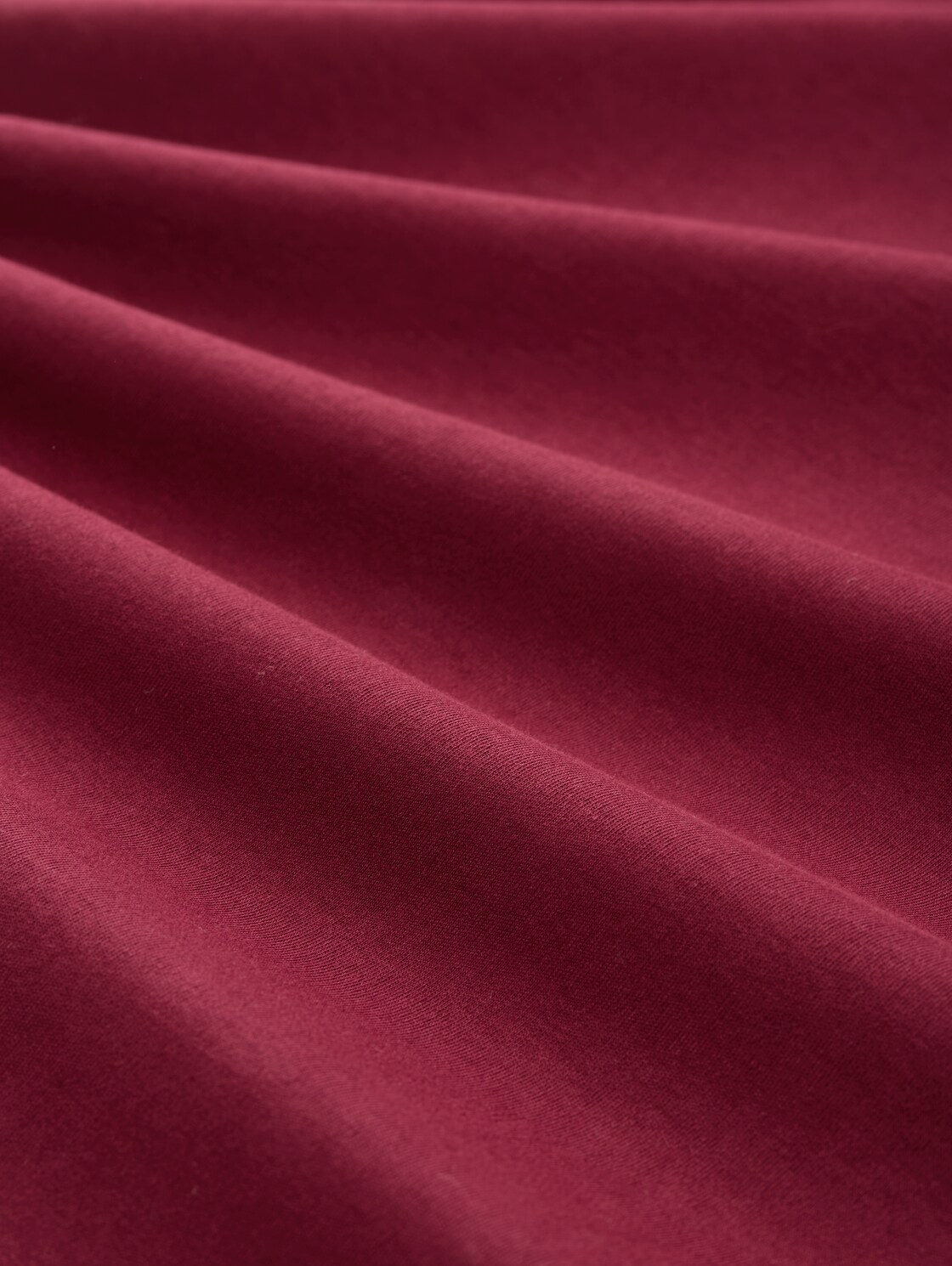Basic Rollkragenshirt - Cabarnet Bordeaux Red - Material-Ansicht
