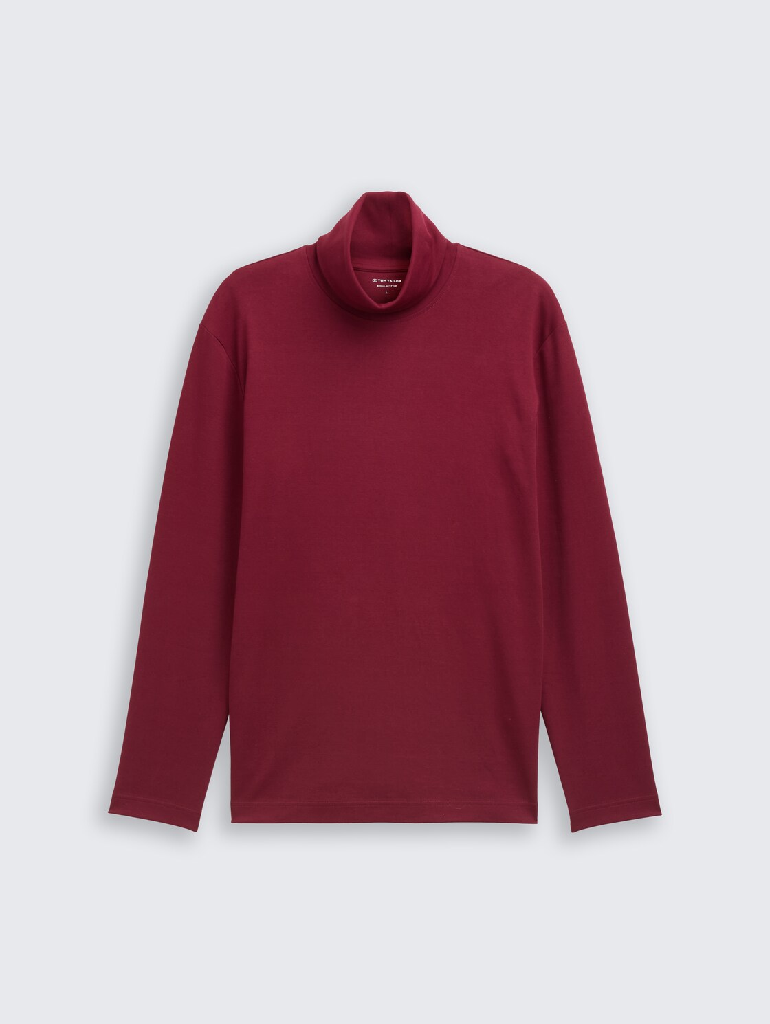 Basic Rollkragenshirt - Cabarnet Bordeaux Red - Vorder-Produkt-Ansicht