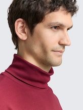 Pull à col roulé basique - Cabarnet Bordeaux Red - Vue détaillée du modèle
