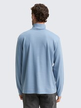 Col roulé basique - faded denim blue - Découpe Vue arrière du modèle