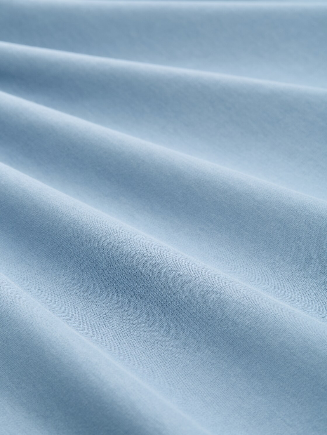 Basic Rollkragenshirt - faded denim blue - Material-Ansicht