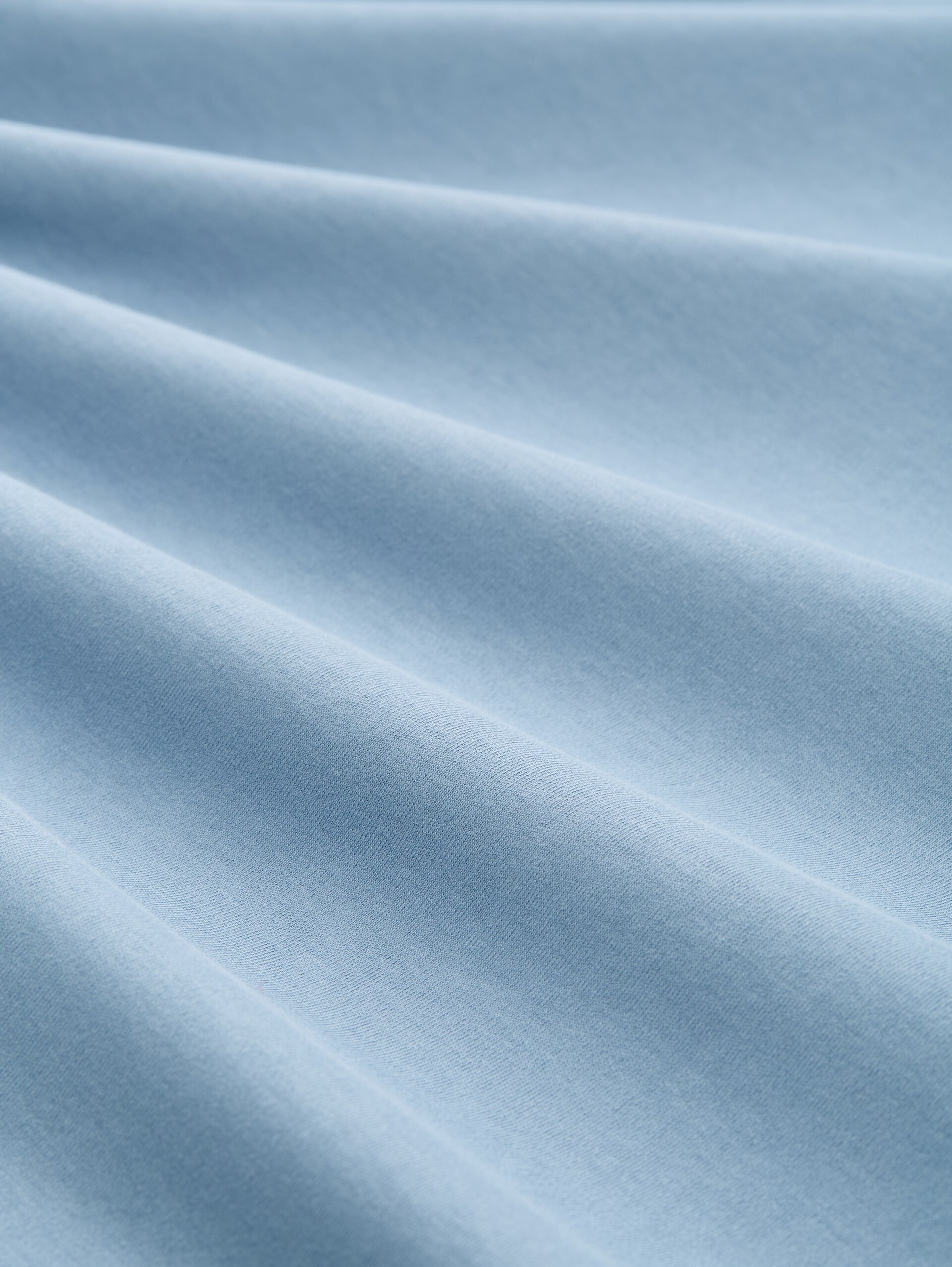 Basic Rollkragenshirt - faded denim blue - Material-Ansicht