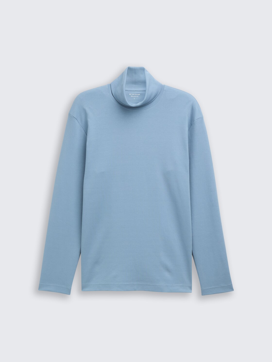 Basic Rollkragenshirt - faded denim blue - Vorder-Produkt-Ansicht