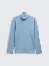 Col roulé basique - faded denim blue - Vue de face du produit