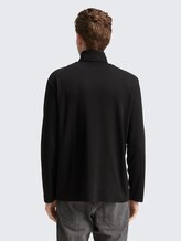 Pull à col roulé basique - Black - Découpe Vue arrière du modèle