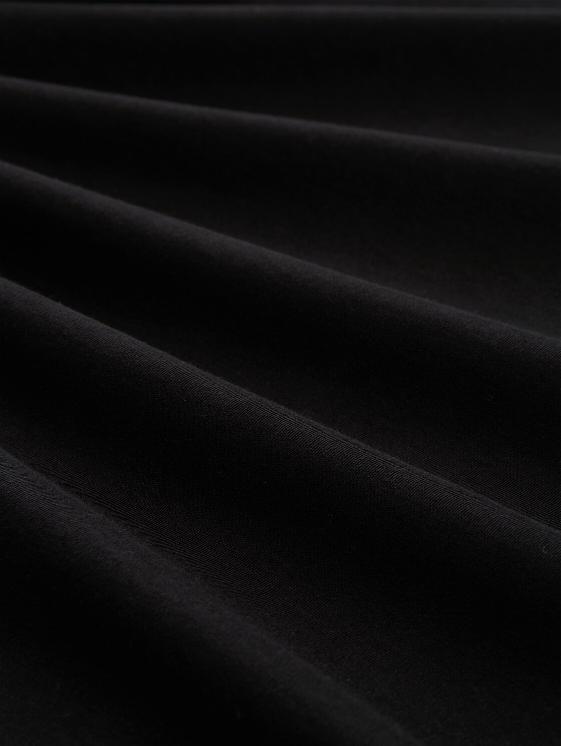 Basic Rollkragenshirt - Black - Material-Ansicht