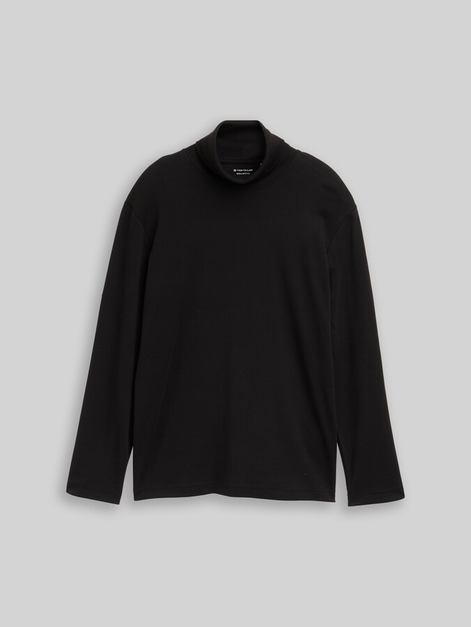 Basic Rollkragenshirt von Men, Black