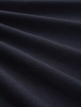 Snood Langarmshirt mit Waffelstruktur - sky captain blue - Material-Ansicht