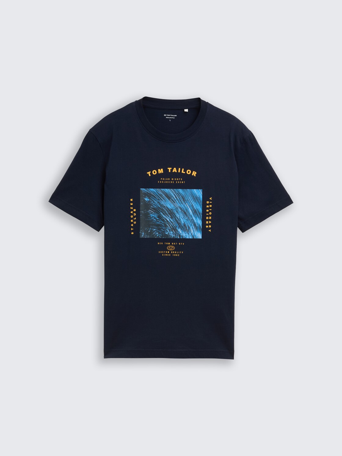 T-Shirt mit Foto-Print - sky captain blue - Vorder-Produkt-Ansicht