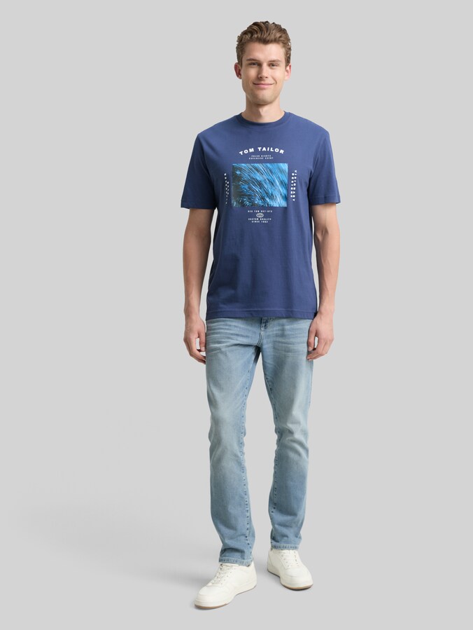 T-shirt met fotoprint door Men, ocean blue