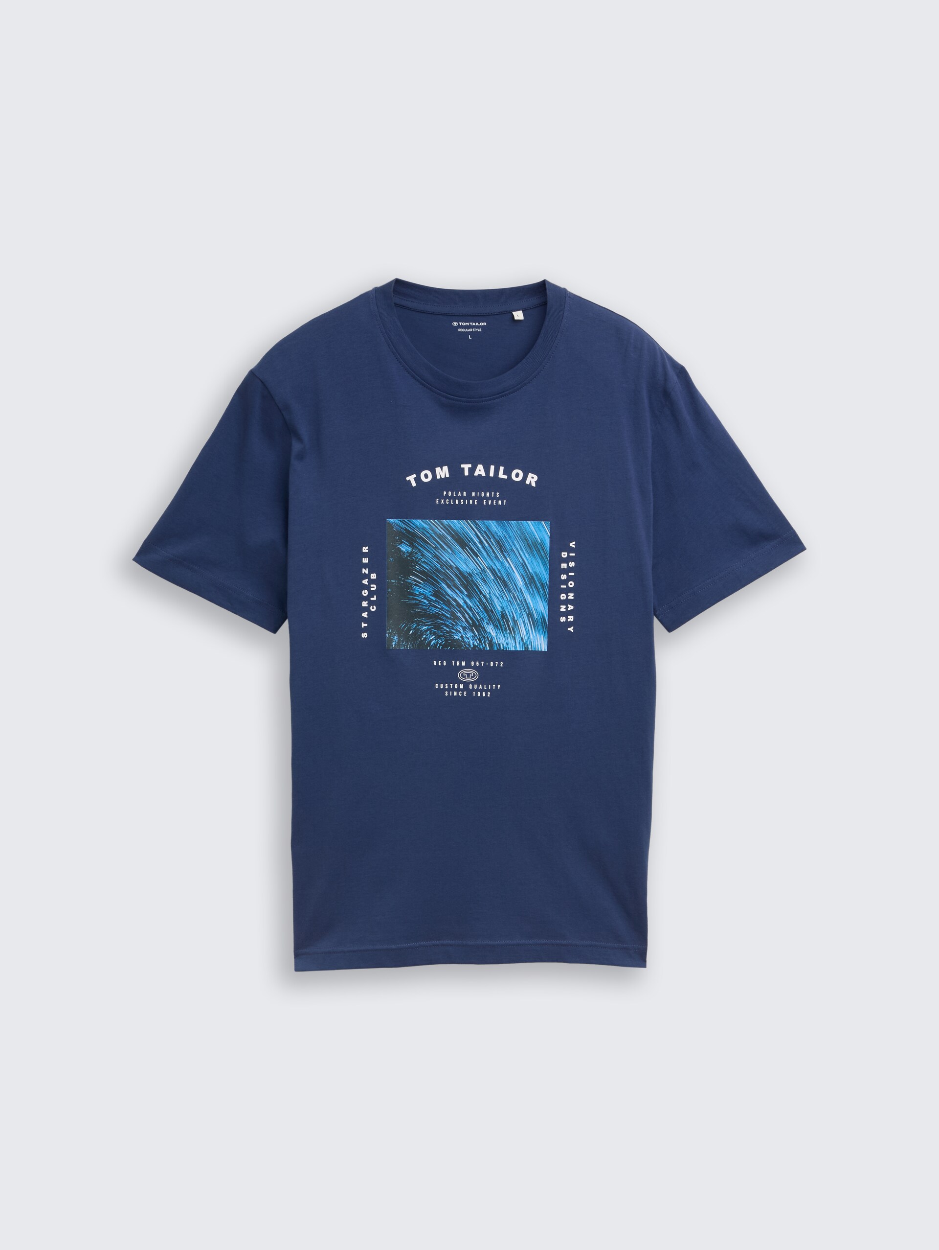 T-Shirt mit Foto-Print - ocean blue - Vorder-Produkt-Ansicht