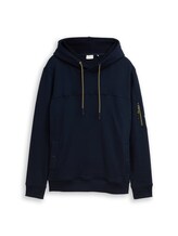 Nicht ausgewählt, Hoodie Sweatshirt mit Taschen von , blau