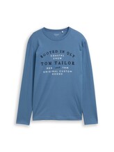 Nicht ausgewählt, Langarmshirt mit Logo-Print von , blau