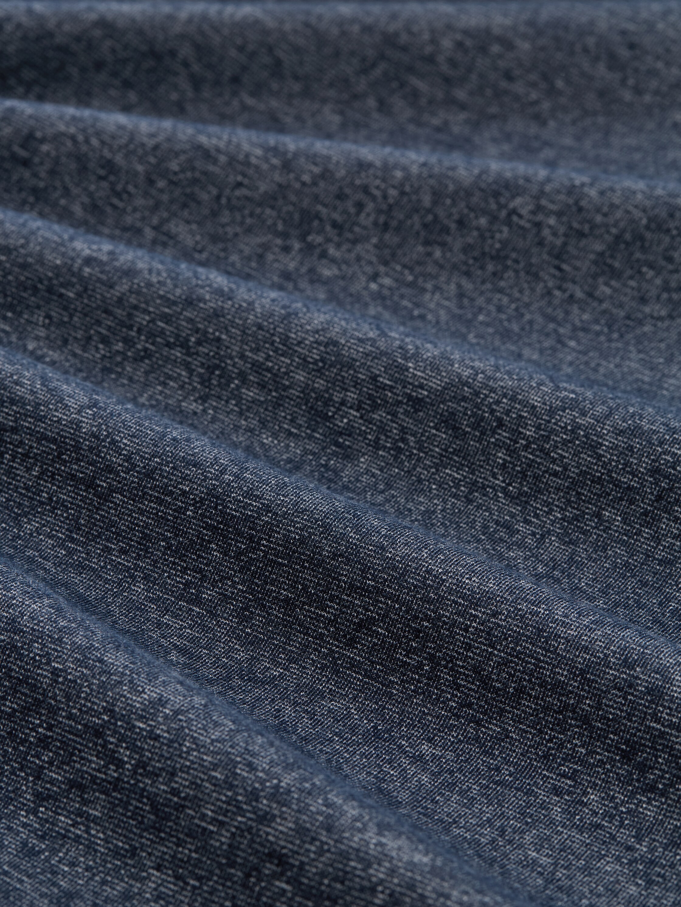 Crewneck Sweatshirt mit Struktur-Mix - sky_captain_blue_1 - 