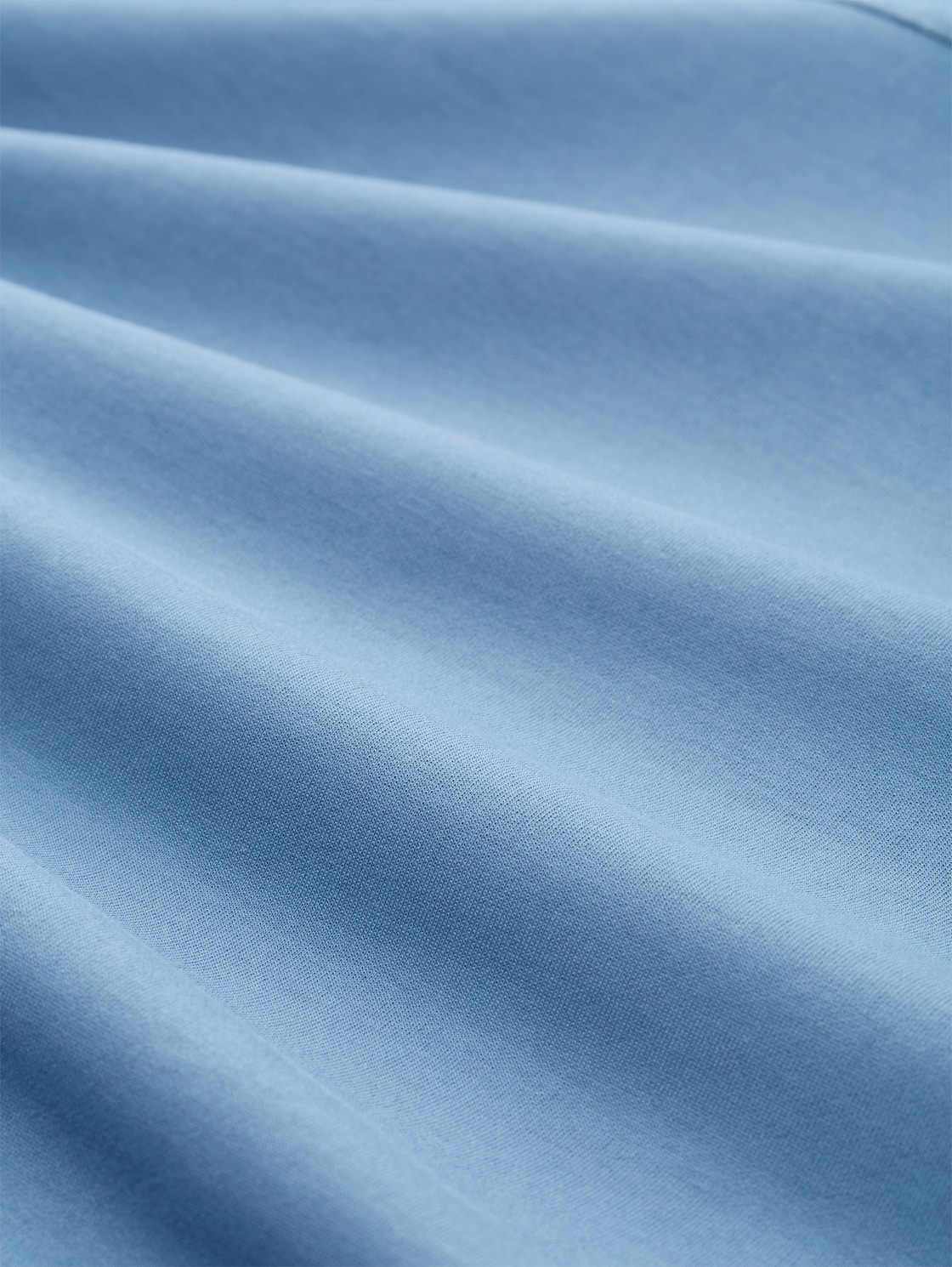 Crewneck Sweatshirt mit Struktur-Mix - Faded Uniform Blue - Material-Ansicht