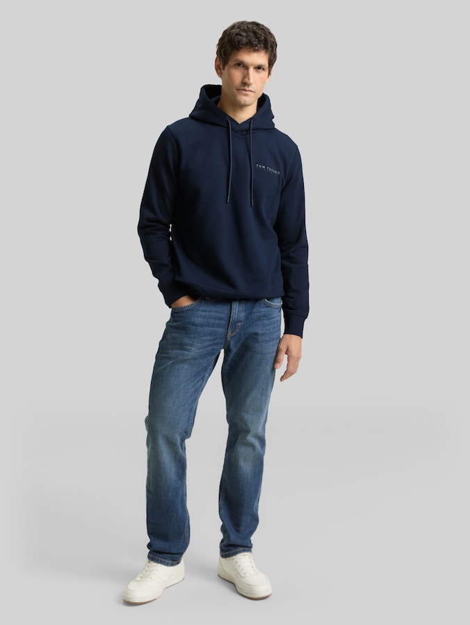 Sweat à capuche par Men, sky captain blue
