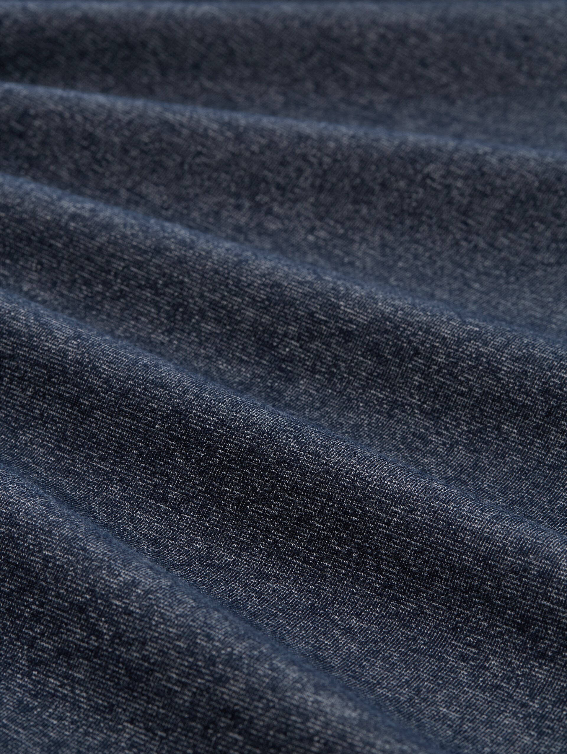 Snood Sweatshirt mit Struktur-Mix - navy fine yd stripe - Material-Ansicht