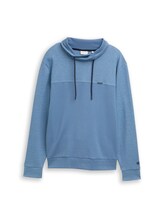 Niet geselecteerd, Snood Sweatshirt met structuurmix door , blauw