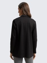Loose Fit Blazer mit Glitzer-Effekt - pinstripe with lurex